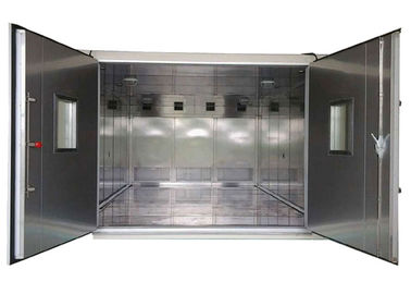 ASTM Walk In Stability Chamber , Temperature Humidity Controlled Cabinets Small Plane Testing Walk In Stability Chamber
